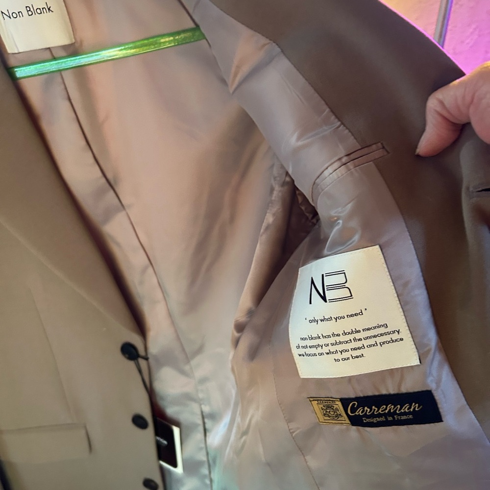 New suit coat